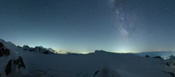Archiv Foto Webcam Kleinmatterhorn Zermatt 23:00