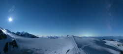Archiv Foto Webcam Kleinmatterhorn Zermatt 01:00