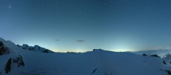 Archiv Foto Webcam Kleinmatterhorn Zermatt 03:00