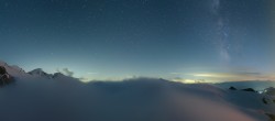 Archiv Foto Webcam Kleinmatterhorn Zermatt 23:00