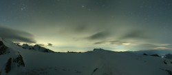 Archiv Foto Webcam Kleinmatterhorn Zermatt 01:00