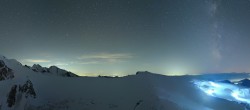 Archiv Foto Webcam Kleinmatterhorn Zermatt 19:00