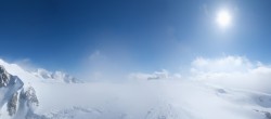 Archiv Foto Webcam Kleinmatterhorn Zermatt 13:00