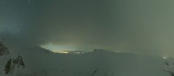 Archiv Foto Webcam Kleinmatterhorn Zermatt 23:00