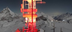 Archiv Foto Webcam Plateau Rosa Breuil Cervinia 03:00