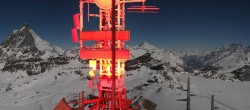 Archiv Foto Webcam Plateau Rosa Breuil Cervinia 01:00