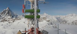 Archiv Foto Webcam Plateau Rosa Breuil Cervinia 13:00