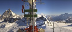 Archiv Foto Webcam Plateau Rosa Breuil Cervinia 07:00