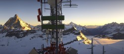 Archiv Foto Webcam Plateau Rosa Breuil Cervinia 05:00