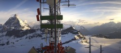 Archiv Foto Webcam Plateau Rosa Breuil Cervinia 05:00
