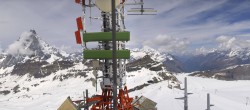 Archiv Foto Webcam Plateau Rosa Breuil Cervinia 11:00