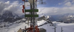 Archiv Foto Webcam Plateau Rosa Breuil Cervinia 17:00
