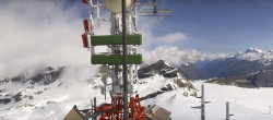 Archiv Foto Webcam Plateau Rosa Breuil Cervinia 09:00