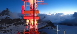 Archived image Webcam Plateau Rosa Breuil Cervinia 03:00