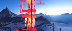 Archiv Foto Webcam Plateau Rosa Breuil Cervinia 03:00