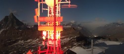 Archiv Foto Webcam Plateau Rosa Breuil Cervinia 23:00