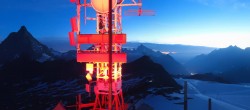 Archiv Foto Webcam Plateau Rosa Breuil Cervinia 03:00