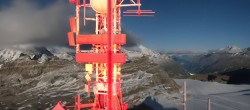 Archiv Foto Webcam Plateau Rosa Breuil Cervinia 23:00