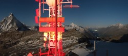 Archiv Foto Webcam Plateau Rosa Breuil Cervinia 01:00