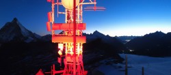 Archiv Foto Webcam Plateau Rosa Breuil Cervinia 03:00