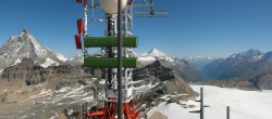 Archiv Foto Webcam Plateau Rosa Breuil Cervinia 09:00