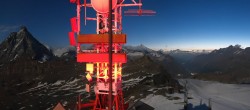 Archiv Foto Webcam Plateau Rosa Breuil Cervinia 03:00