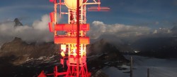 Archiv Foto Webcam Plateau Rosa Breuil Cervinia 23:00
