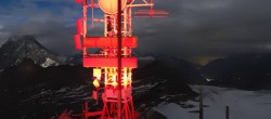 Archiv Foto Webcam Plateau Rosa Breuil Cervinia 03:00