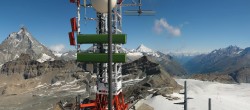 Archiv Foto Webcam Plateau Rosa Breuil Cervinia 09:00
