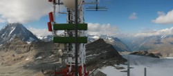 Archiv Foto Webcam Plateau Rosa Breuil Cervinia 15:00