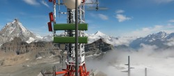 Archiv Foto Webcam Plateau Rosa Breuil Cervinia 09:00
