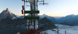 Archiv Foto Webcam Plateau Rosa Breuil Cervinia 05:00