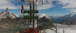Archiv Foto Webcam Plateau Rosa Breuil Cervinia 09:00