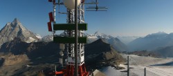 Archiv Foto Webcam Plateau Rosa Breuil Cervinia 07:00