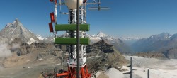 Archiv Foto Webcam Plateau Rosa Breuil Cervinia 09:00