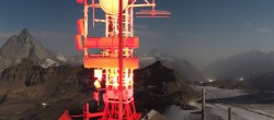 Archived image Webcam Plateau Rosa Breuil Cervinia 23:00