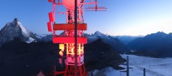 Archiv Foto Webcam Plateau Rosa Breuil Cervinia 05:00