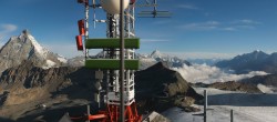 Archiv Foto Webcam Plateau Rosa Breuil Cervinia 08:00