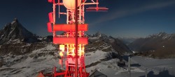 Archiv Foto Webcam Plateau Rosa Breuil Cervinia 23:00