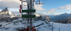 Archiv Foto Webcam Plateau Rosa Breuil Cervinia 07:00