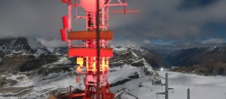 Archiv Foto Webcam Plateau Rosa Breuil Cervinia 23:00