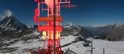 Archiv Foto Webcam Plateau Rosa Breuil Cervinia 03:00