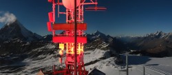Archiv Foto Webcam Plateau Rosa Breuil Cervinia 05:00