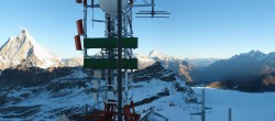 Archiv Foto Webcam Plateau Rosa Breuil Cervinia 07:00