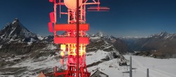 Archiv Foto Webcam Plateau Rosa Breuil Cervinia 03:00