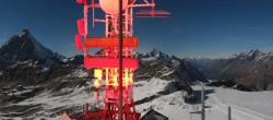 Archiv Foto Webcam Plateau Rosa Breuil Cervinia 05:00