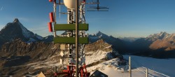 Archiv Foto Webcam Plateau Rosa Breuil Cervinia 17:00