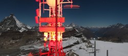 Archiv Foto Webcam Plateau Rosa Breuil Cervinia 03:00