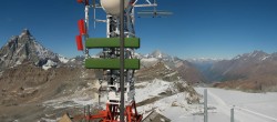 Archiv Foto Webcam Plateau Rosa Breuil Cervinia 13:00