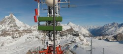Archiv Foto Webcam Plateau Rosa Breuil Cervinia 09:00